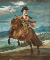 Príncipe Baltasar Carlos a caballo retrato Diego Velázquez